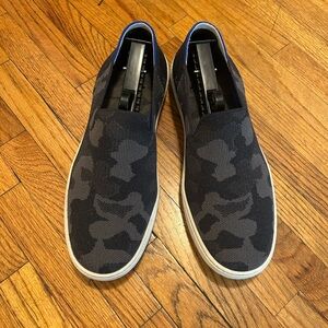 Rothy’s Grey Camo Slip-on Sneakers, 9.5